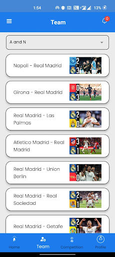 Android application Beat Sports screenshort