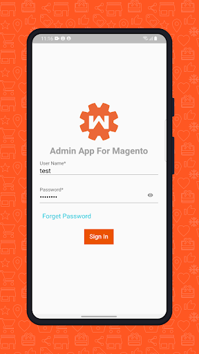 Android application Magento 2 Admin App screenshort