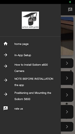 Soliom s600 Guide Screen 2