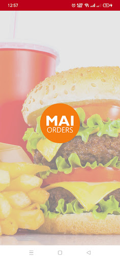 Android application Maiorders Restaurant screenshort