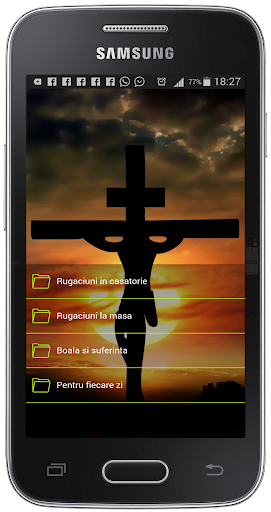 Android application Rugaciuni ortodoxe zilnice screenshort