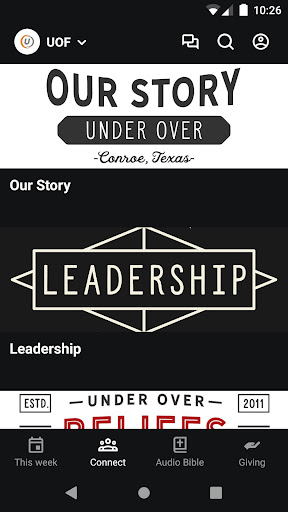 Under Over Fellowship Screen 2