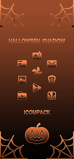 Screenshot of Halloween Shadow Icon Pack