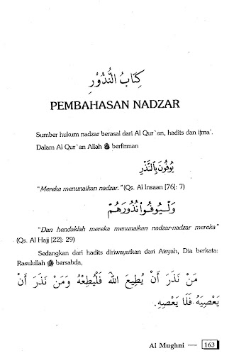 Al Mughni 15 Sumpah Dan Nadzah