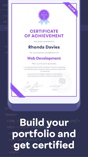 Mimo: Learn coding in HTML, JavaScript, Python