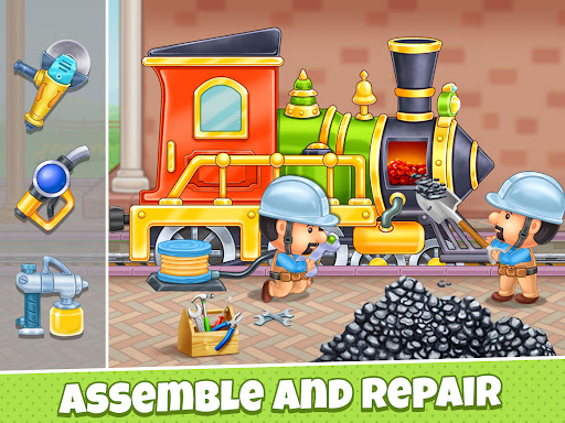 Train Games: Build Station screenshot 1