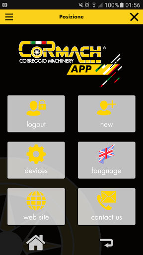 Android application CormachApp screenshort
