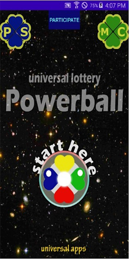 Android application robozin LotteryPB screenshort