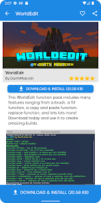 Captura de Pantalla 20 WorldEdit Mod android