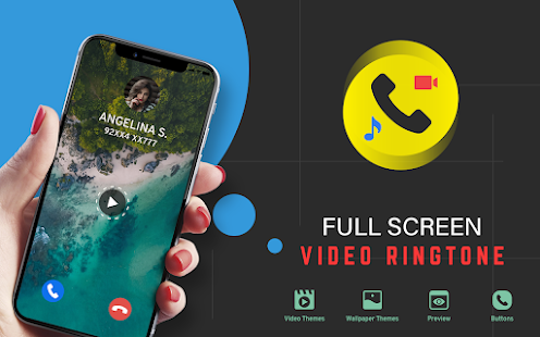 Full Screen Video Ringtone : Color Phone Flash Screenshot