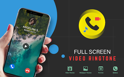 Captura de Pantalla 9 Full Screen Video Ringtone : C android