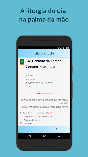 Android application Liturgia do dia screenshort