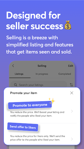 Screenshot of Mercari: Buy and Sell App