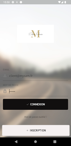 Android application M DRIVER screenshort