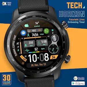 Tech Horizon - Watch Face