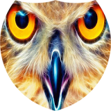 Sparkling owl live wallpaper icon