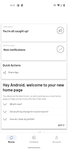 Signature Home Lending App Screen 2