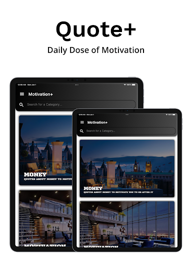 Screenshot of Quote+ 1% Motivational Quotes