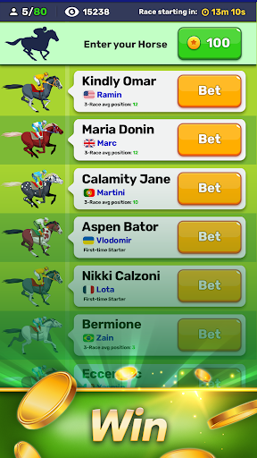 Android application Horse Racing Hero: Riding Game screenshort