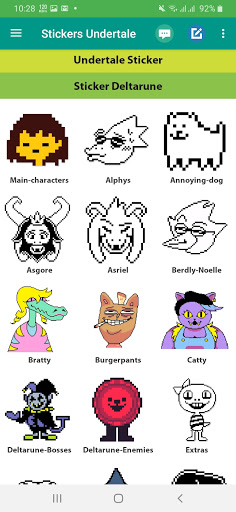 Stickers Wa Undertale WAStickerApps