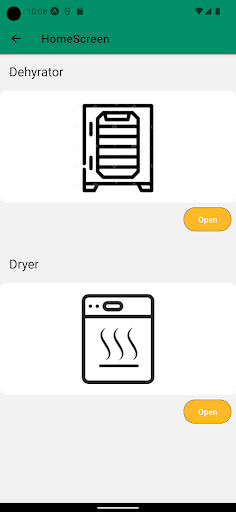IoT app Screen 2