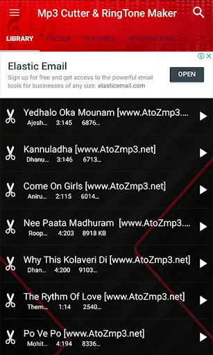 Android application Ringtone Maker | Mp3 Cutter screenshort