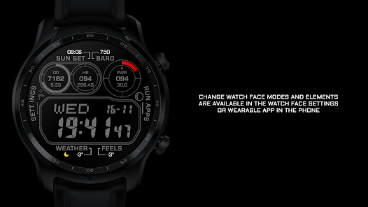 Captura de Pantalla 26 RETRO DIGITAL A Watch Face android