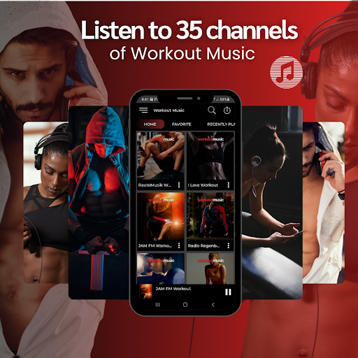 Workout Music App Screen 2