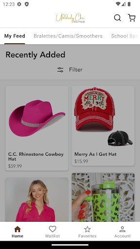 Android application Udderly Chic Boutique screenshort