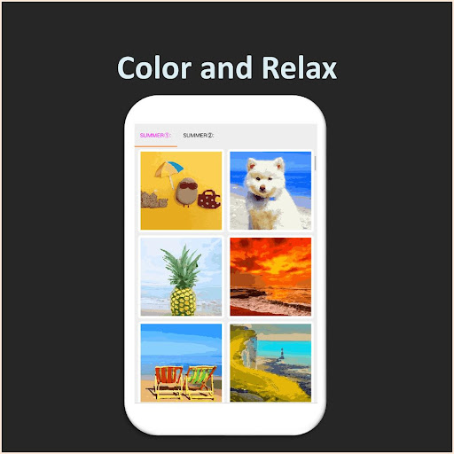 Color by Number - summer Screen 3