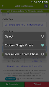 Voltage Drop Calculator 1.0.2 APK + Mod (Free purchase) for Android