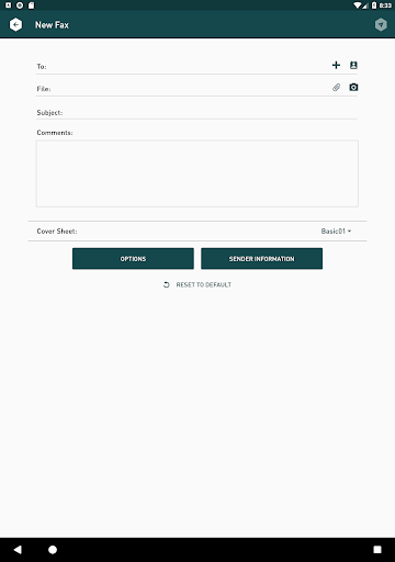 Screenshot of XMediusFAX