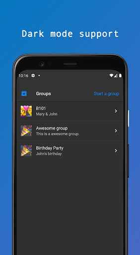 Screenshot of Split Bills