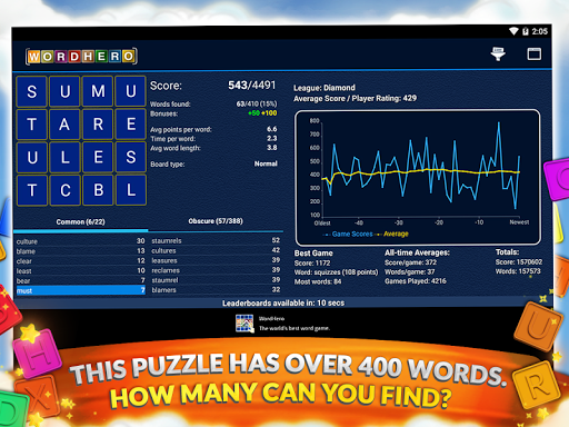 WordHero : best word finding puzzle game