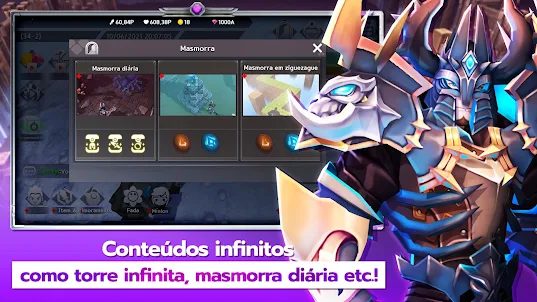 Héroe infinito : 3D Idle RPG
