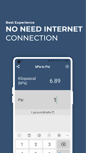 kPa to Psi Converter Screen 3