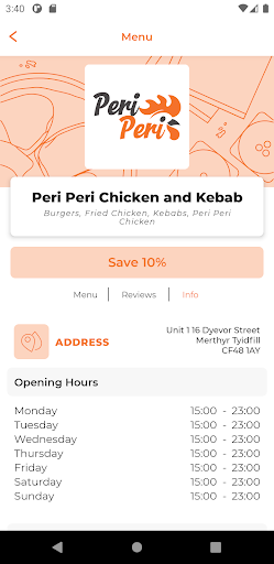 Peri Peri Chicken & Kebab CF48 Screen 2