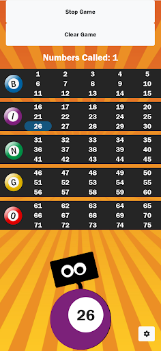 Android application Bingo Bot Caller screenshort