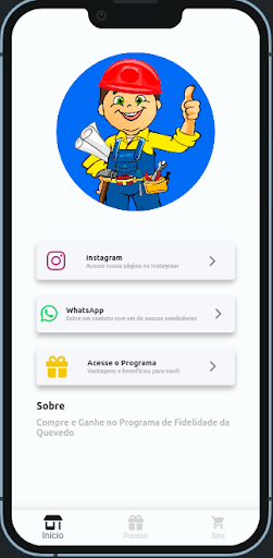Android application Comercial Quevedo screenshort