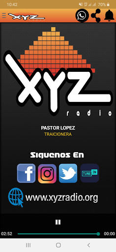 Android application XYZ RADIO screenshort