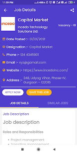 民間セ​​クターでの就職活動-JobSearch India（Naukri）