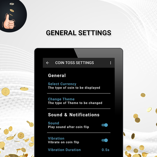 Coin Toss - Simple Coin Flip Simulator screenshots 15