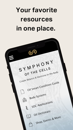 Android application Symphony of the Cells screenshort
