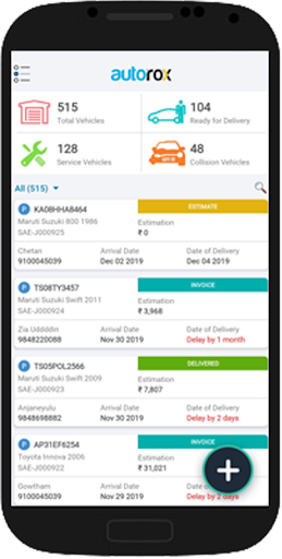 Autorox - Garage Management Screen 2