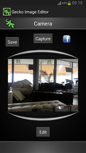Gecko photo image editor Screen 2