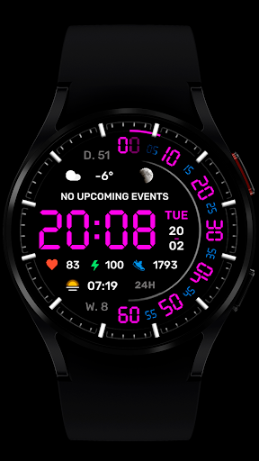 WR 014 Digital Watch Face screenshot 5