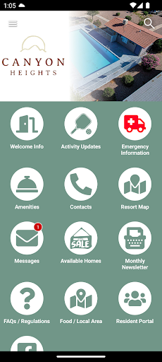 Android application Canyon Heights screenshort