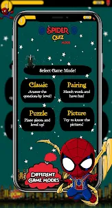 Spinnen-Helden-Quiz