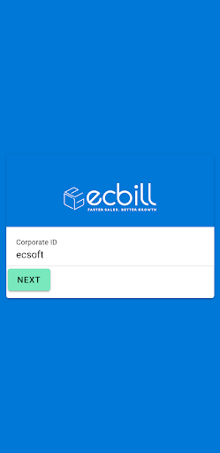Android application ecBill MIS screenshort