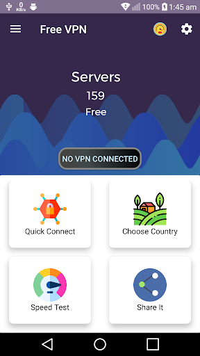 Android application VPN Unlock Proxy screenshort